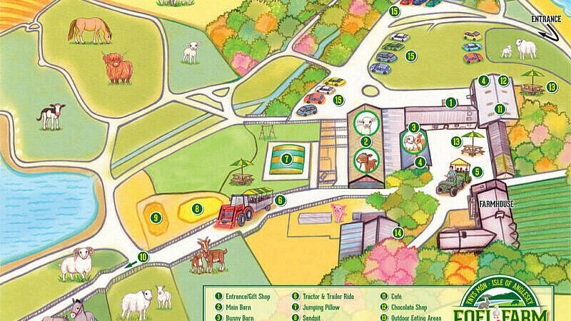 Foel farm map 800x572